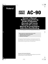Roland AC-90 Acoustic Chorus Owner's manual