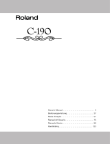 Roland C-190 User manual