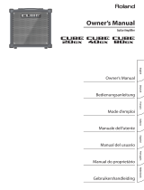 Sony CUBE-20GX Owner's manual
