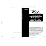 Edirol EDIROL AUDIOCapture UA-1A Owner's manual