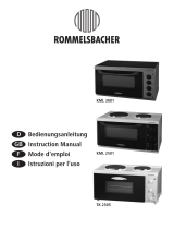 Rommelsbacher KM 2501 Owner's manual