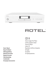 Rotel CD14 Owner's manual