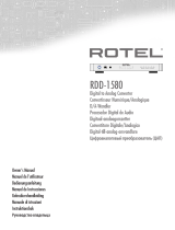 Rotel RDD-1580 User manual