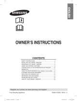 Samsung RL38HGTS User manual