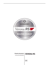 Sanremo Verona RS Operating instructions