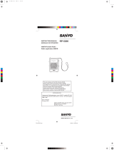 Sanyo RP-5200 User manual