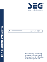 Seg DP 1140HDMI User manual