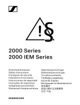 Sennheiser SR 2050 IEM Operating instructions