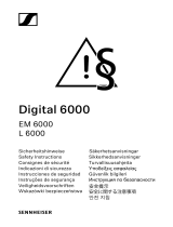 Sennheiser L 6000 Operating instructions