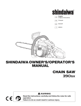 Shindaiwa 390SX User manual