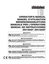 Shindaiwa DH165ST User manual