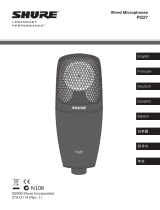 Shure PG27 Specification
