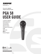 Shure PGA58 User manual
