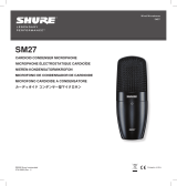 Shure SM27 User guide
