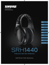 Shure SRH1440 Owner's manual