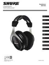 Shure SRH1540 Premium Closed-Back Headphones User manual