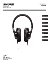 Shure SRH240A Professional Studio Headphones User manual