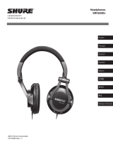 Shure SRH550DJ Professional DJ Headphones User manual