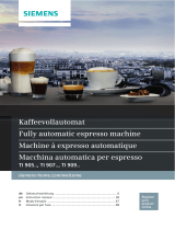 Siemens EQ9 - TI905501 Owner's manual