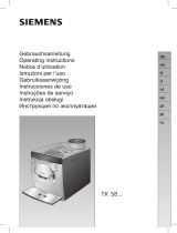 Siemens TK58001GB Owner's manual
