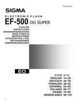 Sigma EF-500 DG SUPER User manual