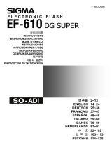 Sigma EF-610 DG SUPER - User manual