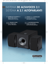 Silvercrest 2.1 Speaker System User manual