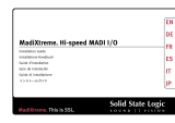Solid State Logic MadiXtreme & MX4 User manual
