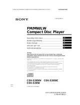 Sony CDX-S2050C User manual