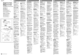 Sony ICF-C215L User manual