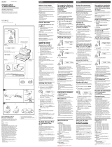 Sony ICF-SW12 User manual