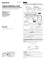Sony IFU-HS1 User manual