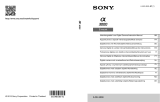 Sony ILCE 3000 User manual