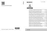 Sony A5000 Serie User manual