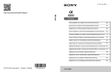 Sony ILCE 6000 User manual