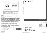Sony kdl 32v5800 Owner's manual