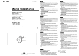 Sony MDR-CD780 User manual
