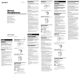 Sony MDR-SA5000 User manual