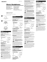 Sony MDR-D777LP User manual
