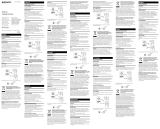 Sony MDR-E9LP/W Operating instructions