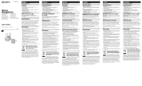 Sony MDR-XB500 User manual