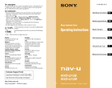 Sony NVD U13E User guide