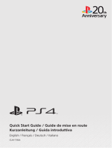 Sony PS4 Series PS4 CUH-1116A 20th Anniversary User manual