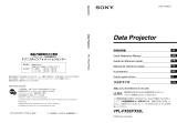 Sony VPL-FX52/FX52L User manual