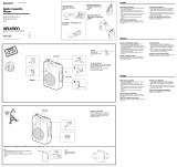 Sony WM-SP1 User manual