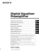 Sony XDP-210EQ User manual