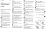 Sony XL-2200 User manual