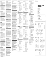 Sony Xplod XS-D170SI User manual