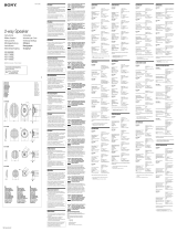 Sony XS-F6926 SE User manual