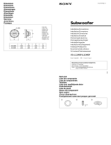 Sony XS-L1040F Operating instructions